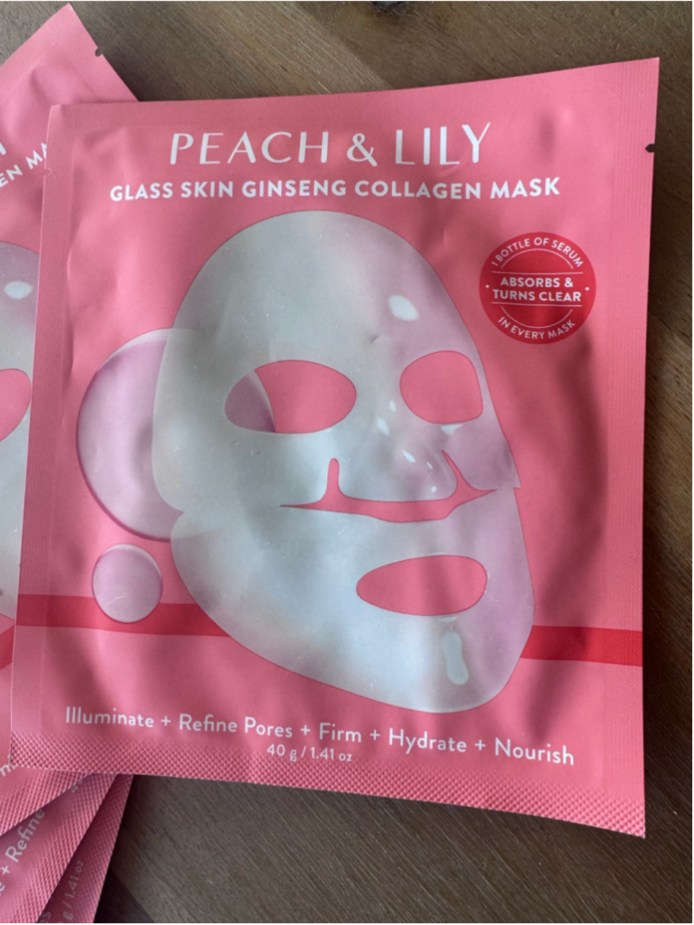 Peach & Lily Ginseng Collagen Mask Set Large Pack 5 - Picture 2 of 3